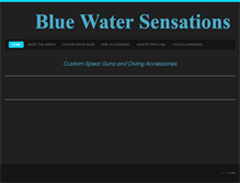 Tablet Screenshot of bluewatersensations.com
